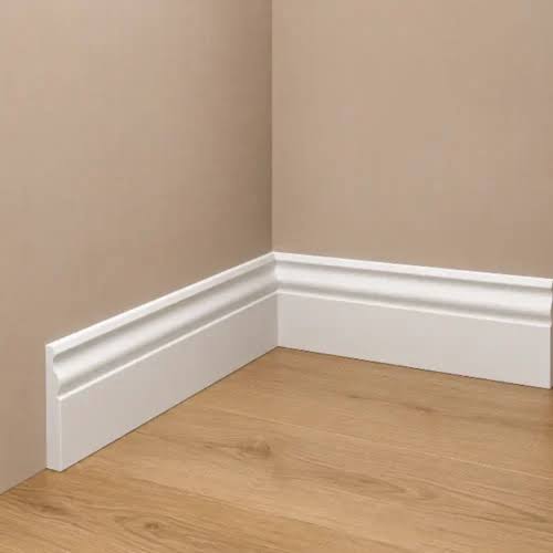 Decorative white skirting Dubai